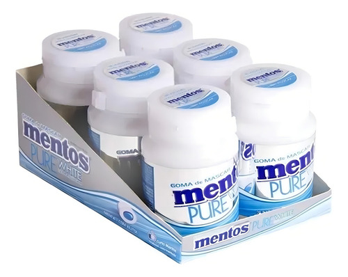 Chiclete Mentos Garrafa Pure Fresh C/6un - Perfetti