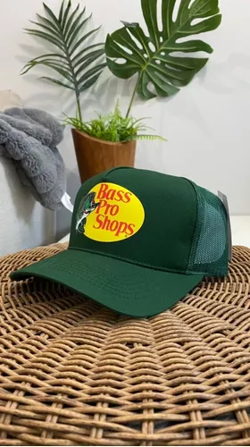 Gorra Bass Pro Shops Verde Mesh Ajustable 100% Original