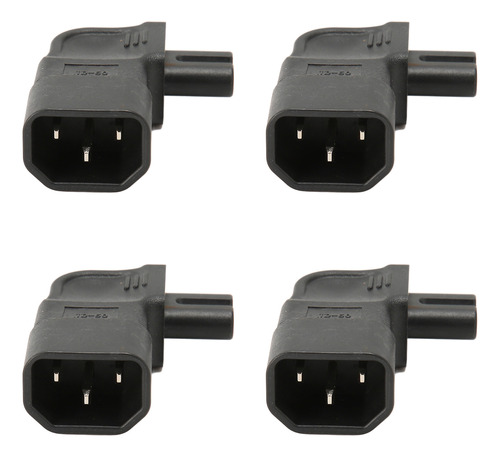 Adaptador De Corriente Iec320 C14 A C7, 4 Piezas, Enchufe He