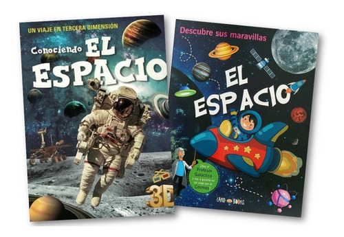 * Combo 2 Libros El Espacio * Con Lentes 3d