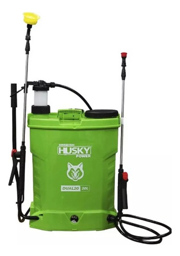 Fumigadora Husky Power Eléctrica Y Manual 20 Litros - Dual20