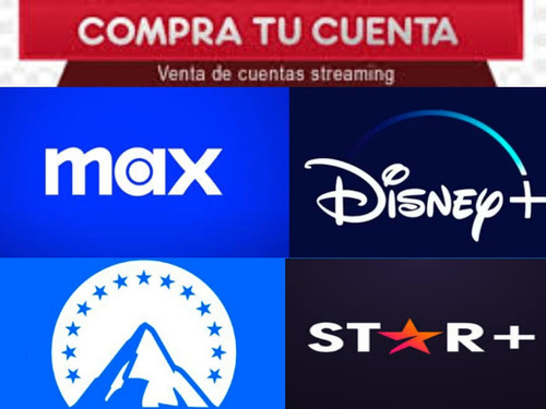 Cuenta Streaming Disney Plus,max,star+, Paramount+