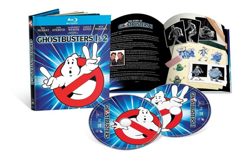 Blu-ray Ghostbusters 1 & 2 / Cazafantasmas 1 & 2 Digibook