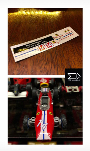 Calcos Al Agua Ferrari F1 512 Pedro Rodriguez 1:43 Salvat