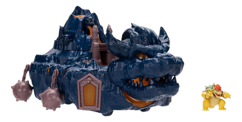 Castillo Bowser Isla Lava Super Mario Movie Caja Con Detalle