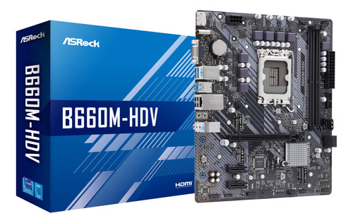 Asrock Mb B660m-hdv 1700 13th/12th Ddr4, Matx