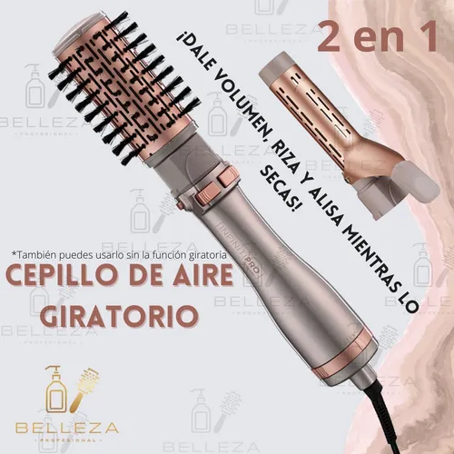 Cepillo giratorio secador con aire caliente 3 en 1 