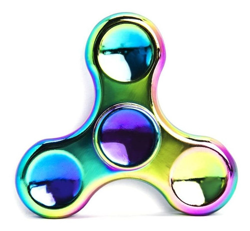 Arco Iris Contra La Ansiedad Fidget Spinner De Metal Fi...