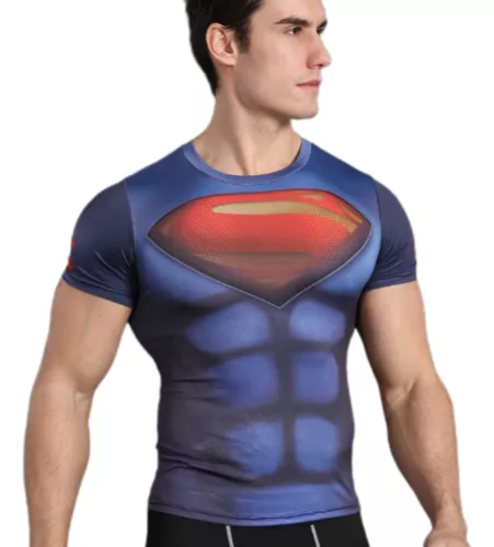 camiseta hombre - superman - efecto gastado - AliExpress
