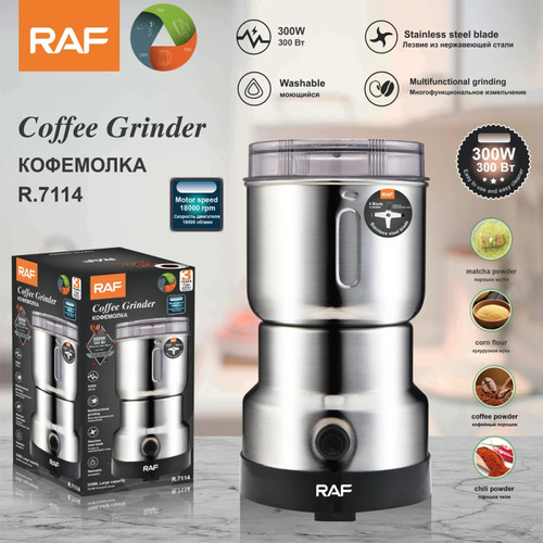 Moedor De Café Elétrico Raf 7114 - 110v Preto