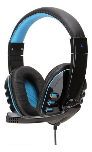Fone Headset Gamer P2 Com Microfone Sy733mv - Soyto Cor Azul Cor Da Luz Vermelho