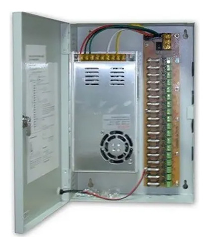 Zkteco Zk-20a-18ch, Fuente Supervisada De 20 Amp 18 Canales