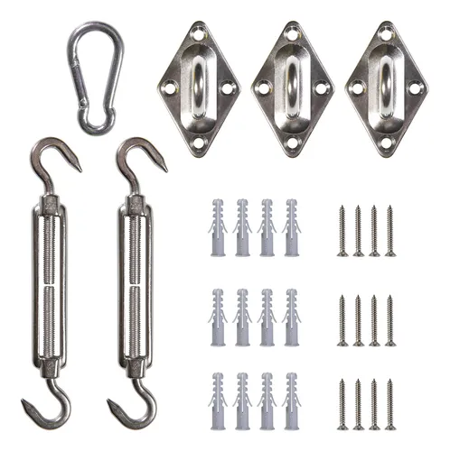 Amgo Juego De Herramientas Para Toldo Tipo Vela Triangular,