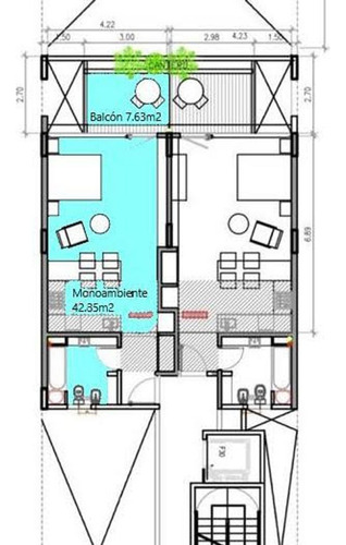 Monoambiente En Venta La Plata Obra Avanzada