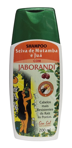 Shampoo Seiva De Mutamba E Juá C/ Jaborandi 200ml