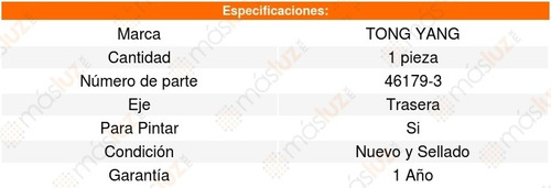 Defensa Tong Yang Trasera Mazda 3 12_14