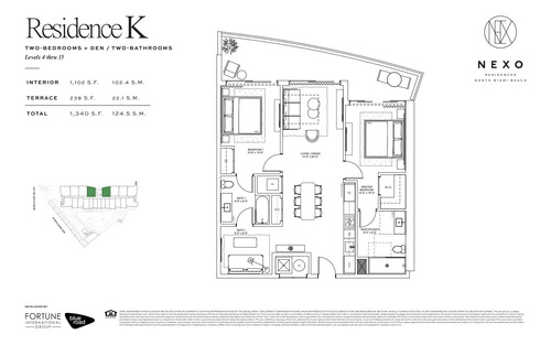Departamento En Condominio Nexo Miami