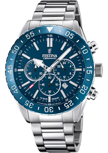 comprar Reloj Festina  Hombre F20575.2 Ceramic Chrono Acero 100 Mts