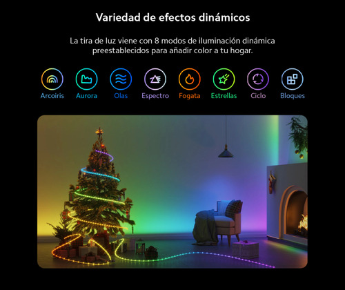 Cinta Tira 2 Mts Xiaomi Smart Multicolores Gradient Homekit