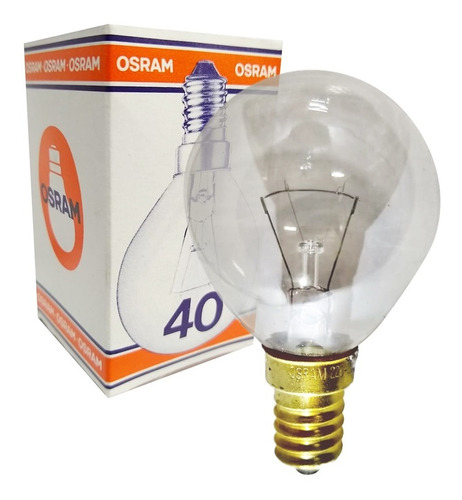 Lámpara Gota Clara 40w E14 Osram 