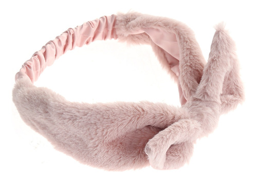Diadema De Peluche Con Orejas De Conejo Para Mujer, Adorable