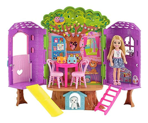 Barbie Chelsea Doll And Treehouse Playset
