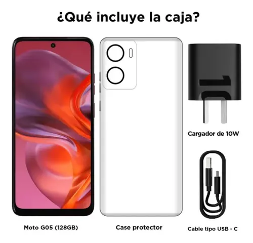 Celular Motorola G05 128gb Rojo