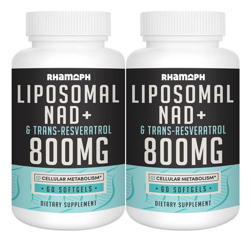 Suplemento Rhamoph Liposomal Nad+ 800 Mg Con Trans-resveratr