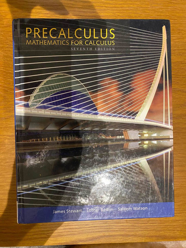 Libro Nuevo Precalculus Stewart Redlin Watson