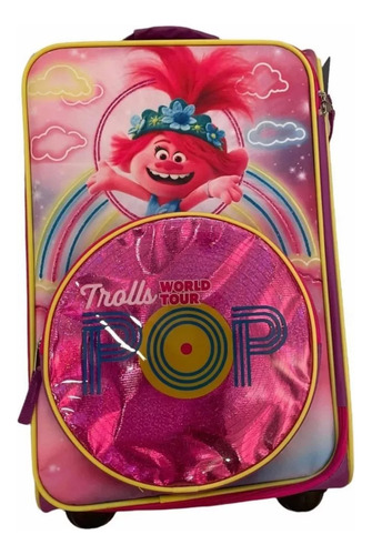 Maleta De Viaje Trolls Para Ese Viaje Especial Hermosa