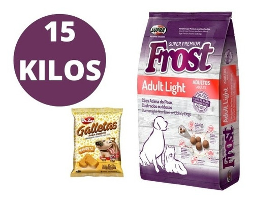 Alimento Frost Light Senior 15 Kilos + Regalo