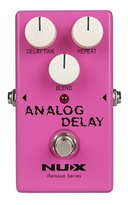 Pedal Nux Analog Delay Para Guitarra O Bajo Delay Analógico