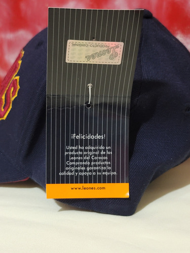 Gorra Original Leones Del Caracas Autografiada Por Omar Vizq