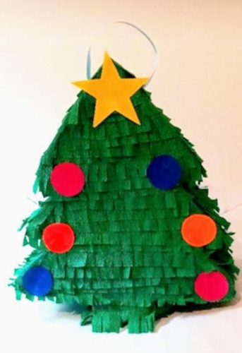 Mini Piñatas Arbolito Navidad Motivos Navideños | MercadoLibre