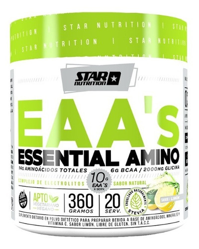 Essential Amino 360 Gr Star Nutrition Aminoácidos