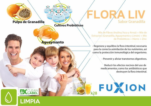 Kit Detox Fuxion | 5 Prunex + 5 Floraliv | Desintoxica Colon