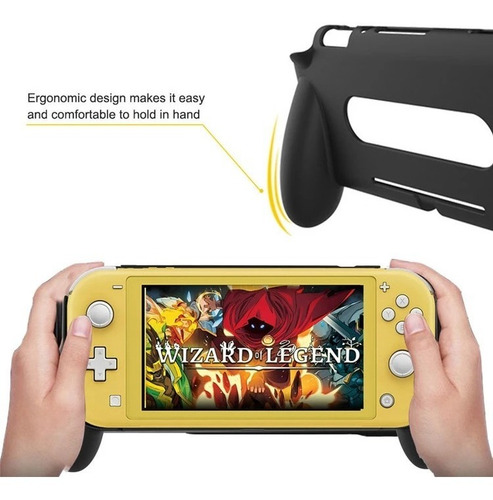 Case Compatible Con Nintendo Switch Lite Ergonómic + Mica