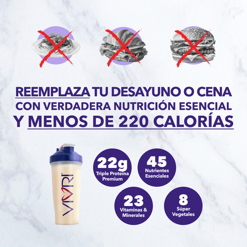 Vivri Shake Me! Peanut Butter Sustituye La Comida