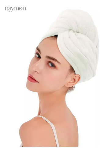 3pz Toalla Turbante Gorro Cabello Secado Rapido Microfibra