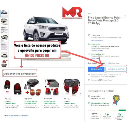 Imagem 4 de 8 de Kit Frisos Original Jeep Renegade 2021 2022 Original Mopar