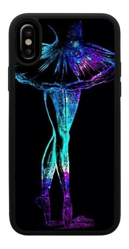 Funda Uso Rudo Tpu Para iPhone Bailarina Ballet Falda Negro