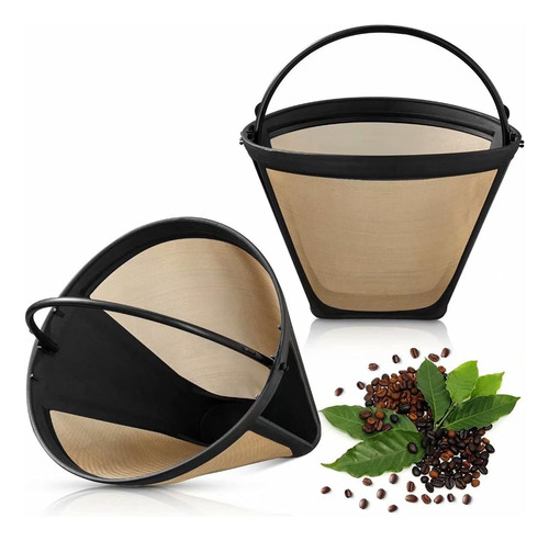 Filtro Para Cafetera Reutilizable De Acero Inoxidable 304.