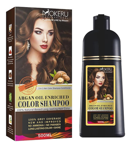 Mokeru Champú Profesional Para Tinte De Cabello Con Aceite D