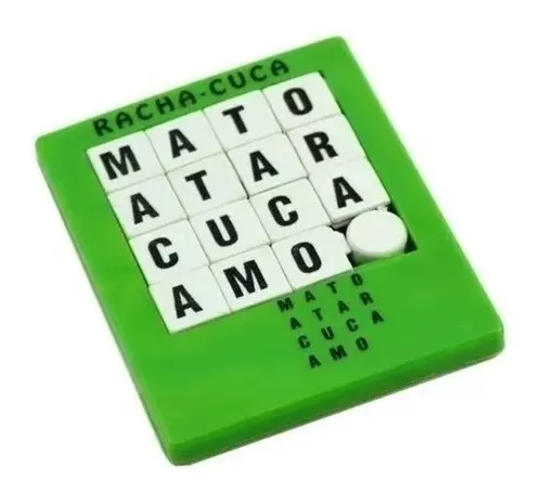 65 Brinquedo Racha Cuca Letras Prenda Atacado