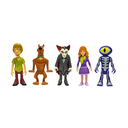Misterio Scoobydoo Minis 5 Figura Pack - Scooby Shaggy Drácu