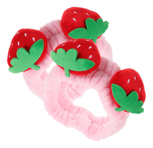 2 Piezas Diadema De Fresa Diademas De Mujer Diadema