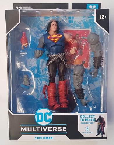 Dc Dark Nights Death Metal Figura De Superman Nueva !!!