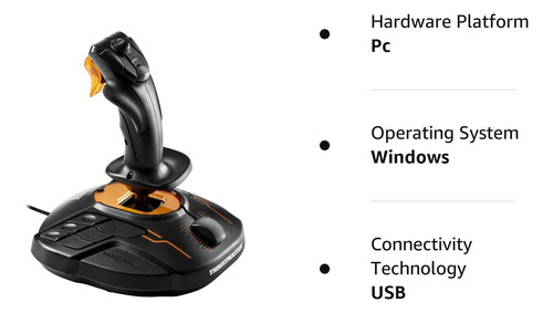 Mando Simulador De Vuelo Thrustmaster T16000m Fcs
