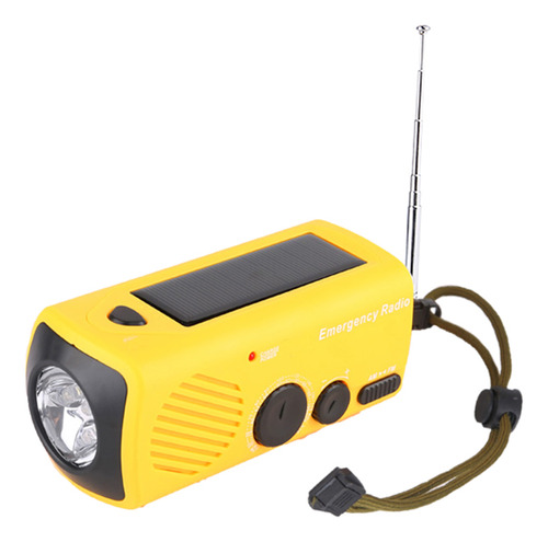 Set De Radio Con Cargador Am/fm Recargable Para Teléfono Sol