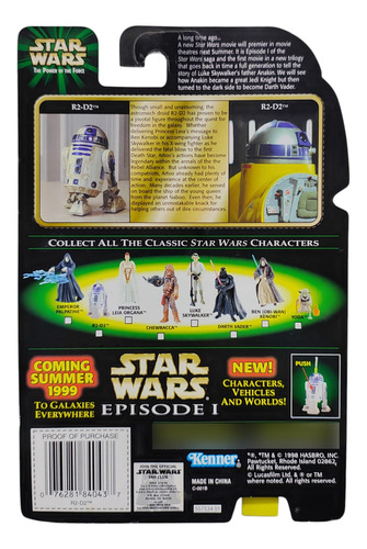 R2d2 Flashback Photo + Sable Lanzable Potf Ii 1998
